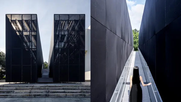 北美館 X-site《途中》開展！走入高達 8 米黑牆廊道，透過視聽覺營造不可預期的互動體驗