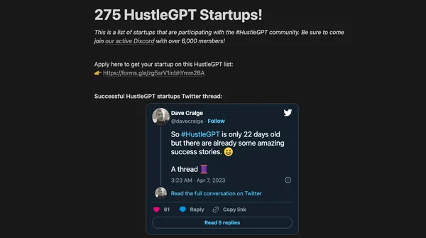 聽ChatGPT的指示創業，AI社群HustleGPT怎麼在60天內催生275家新創？ 