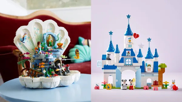 迪士尼 100 歲了！樂高推出 Disney 限定款：《天外奇蹟》木屋、《小美人魚》貝殼城堡等新上市