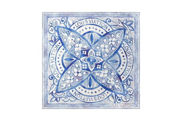 LV By The Pool Graphic Tile Mosaic Square 70_NT$13