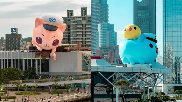 台灣原創 IP 角色巨大化展出！貓貓蟲咖波、胖鯊魚鯊西米、蜜柑站長，亮相高雄流行音樂中心