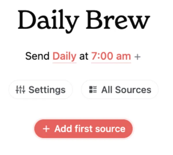Mailbrew頻率設定功能