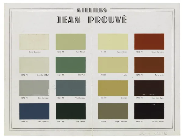 Jean Prouvé 色票