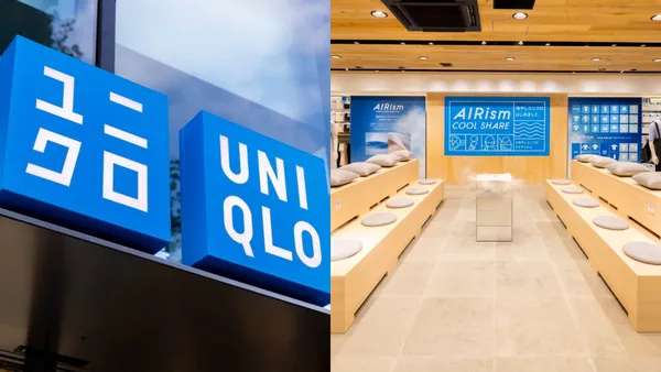 日本 UNIQLO 消暑企劃！原宿店換上清爽藍 Logo，還打造冷桑拿、刨冰與風扇塔等降溫體驗