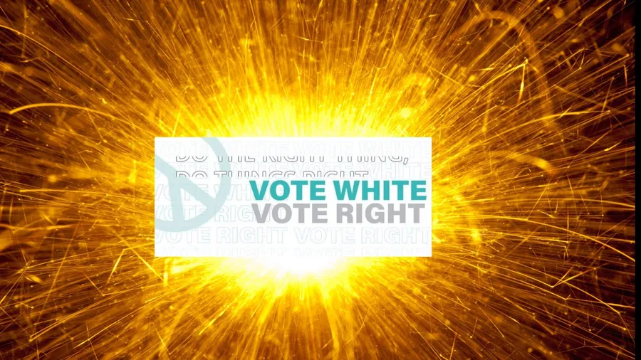 民眾黨「投白、投右」爭議標語上鏈！官網畫面被製成1,450顆NFT、永久紀錄