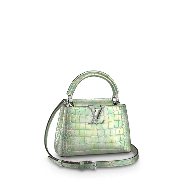 *【深海邃綠Abyssal Green】Capucines Mini $870,000 (N8289