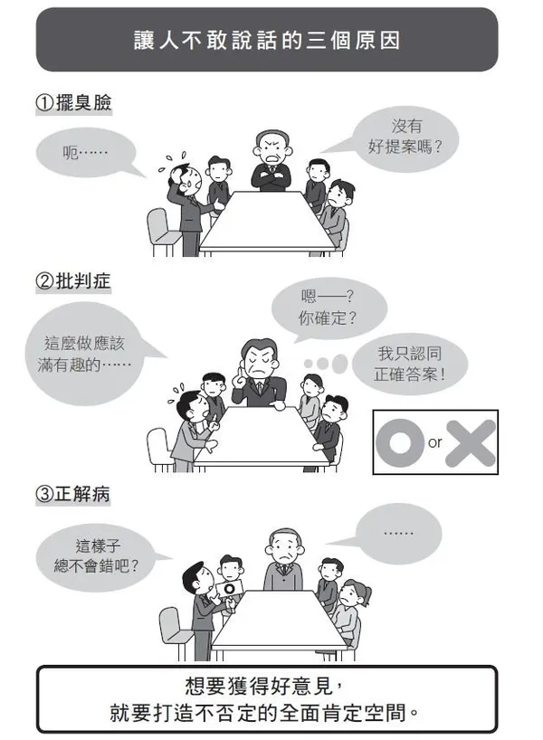 讓人不敢說話的三個原因