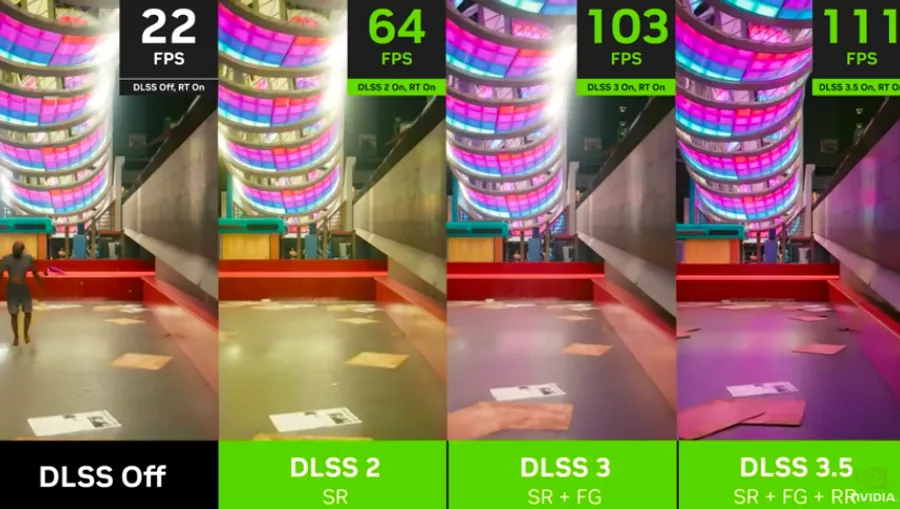 輝達推DLSS 3.5：強化光影追跡、畫面更乾淨！5倍資料訓練量打造，效果如何？