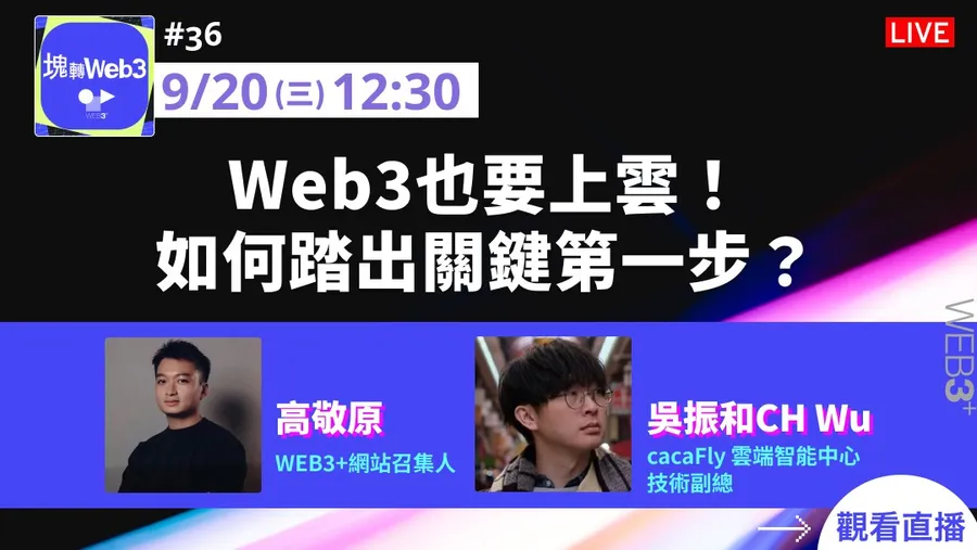 【塊轉WEB3】#36 Web3也要上雲！如何踏出關鍵第一步？