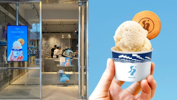 手工蛋捲「海邊走走」開冰淇淋店！Mizuiro Design 設計，灰白色營造放慢步調、休憩空間
