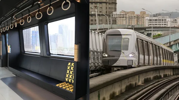 新北環狀線捷運車廂改造！由柏成設計擔綱設計，強調不對稱美學、廣邀新北工藝師共同參與
