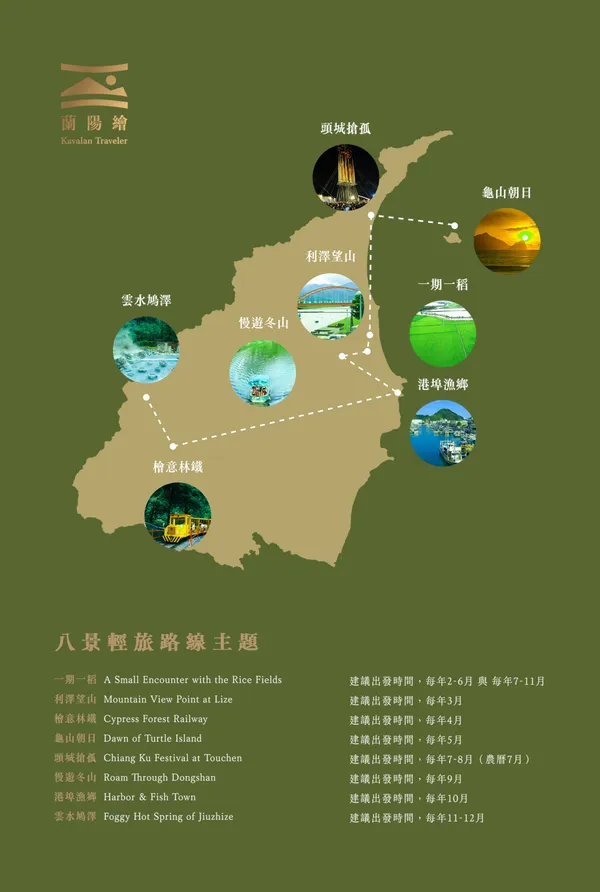 蘭陽繪 八景輕旅