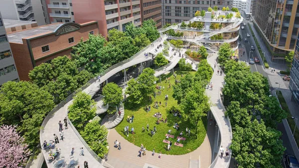 預計 2025 完工！福岡新地標「明治公園」：藤本壯介設計監修，打造空中步道、梯田花園等場域