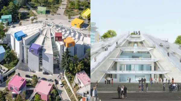 爭議建築改造典範！阿爾巴尼亞新地標落成：結合咖啡廳、新創孵化器、辦公室的複合式空間