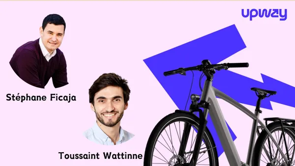Upway創辦人Toussaint Wattinne 和 Stéphane Ficaja