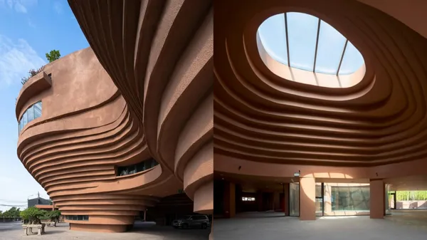 凸顯陶藝之美的峽谷式建築！河內陶博館以「陶胚」形象為靈感，致敬陶藝師的匠人工藝