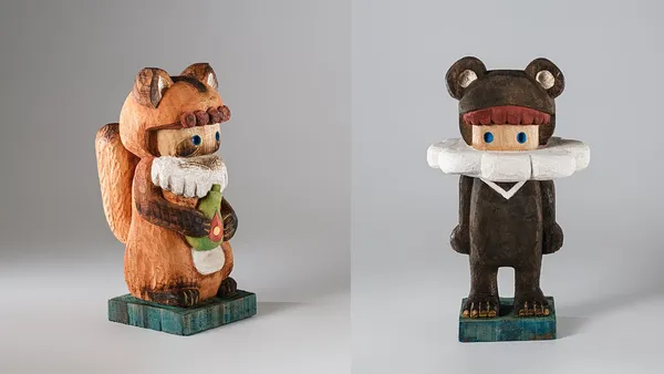 臺灣黑熊為靈感！日本新銳木雕藝術家 Miho Ishida 海外首個展在台灣：「神獸所在」結合神社、山林等元素