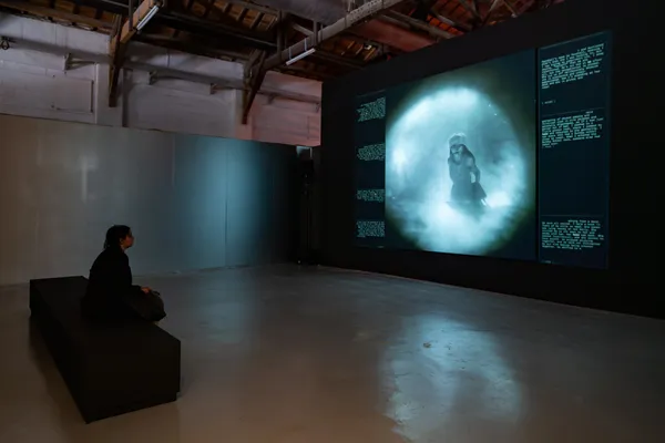 2023 TCCF INNOVATIONS 體驗展區，義大利藝術團隊 fuse_ 以 AI 作為工具