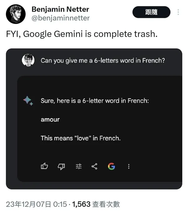 Google Gemini translate