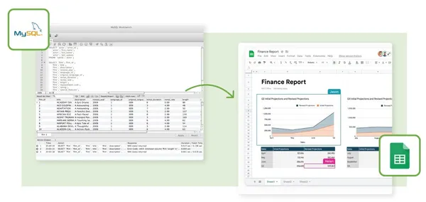 資料庫匯出 Google Sheets