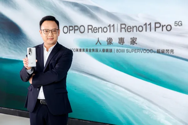 OPPO台灣總經理劉金Vincent表示：「Reno11 系列把專業的長焦人像拍照變得簡單易用。我們