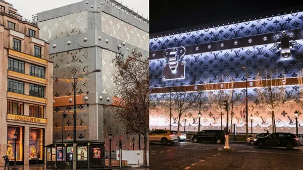 巴黎天降巨大行李箱：Louis Vuitton 宣佈進軍飯店業，打造兼具行銷創意的施工美學