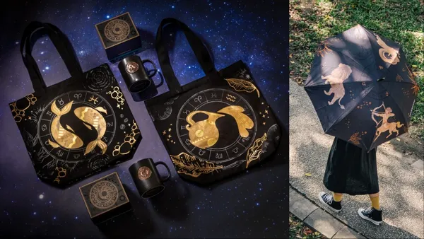 星巴克推 12 星座系列商品！立體鐫刻馬克杯、經典提袋、星座象限雨傘將按月份陸續登場