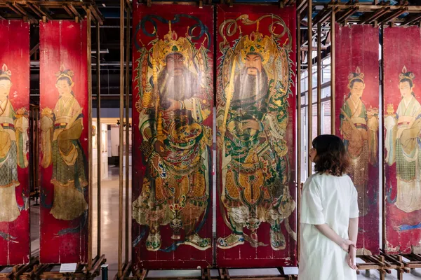 「春源畫室」展出潘春源門神彩繪作品.jpg