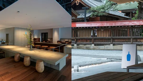 神社中的藍瓶咖啡！「福岡天神咖啡店」新開幕，打造城市與神社結合的「交錯」空間
