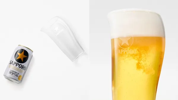 最完美的啤酒體驗！Nendo 推出「The Perfect 3way Glass」，提供品味啤酒的新方式