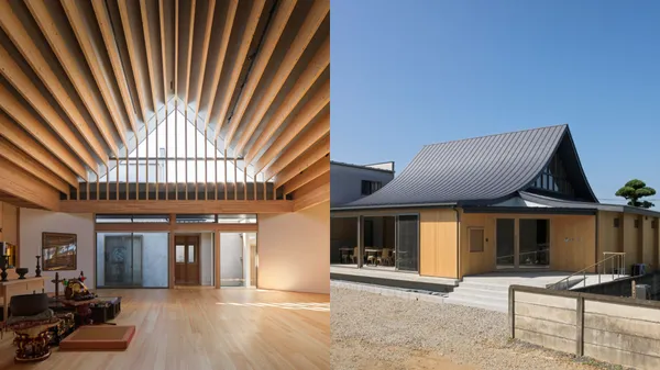 日本極簡寺廟設計！巨大屋簷、木造結構，新型態的宗教場域為活絡地方發展而生
