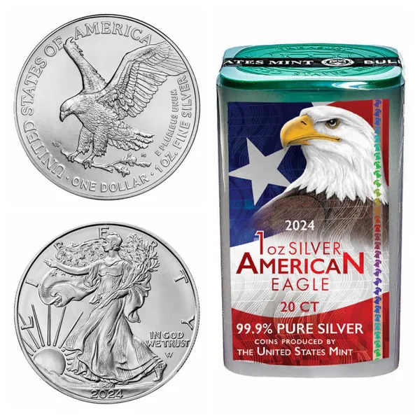 「美國老鷹銀幣 American Eagle Silver Coin」(20枚:入)，.jpeg