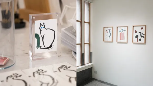朋丁《a shape is born》4/13 開展！日本藝術家橋本奈央子以繪畫、布料創作，重新詮釋生物之美