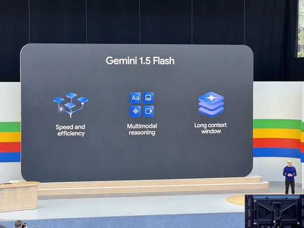 Google I/O Gemini 1.5 Flash