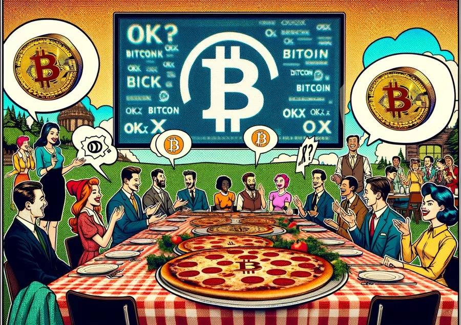 你願意花多少錢換一張未知小卡？OKX打造比特幣時光博物館、披薩日街頭挑戰