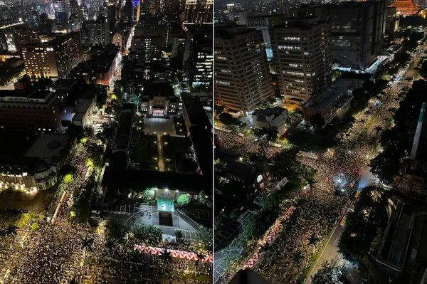 24 日，被稱為「太陽花 2.0」、「青鳥行動」的立法院外抗議活動，參與人數上看 10 萬人。