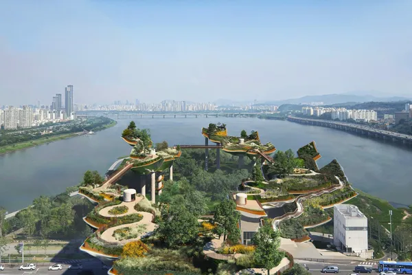 Heatherwick Studio 操刀首爾公園「Soundscape」