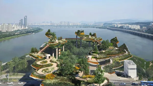 廢棄小島變身新文化中心！Heatherwick Studio 操刀首爾公園「Soundscape」，預計 2027 開放