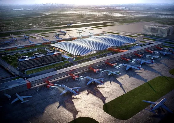 桃園國際機場第三航廈模擬圖曝光