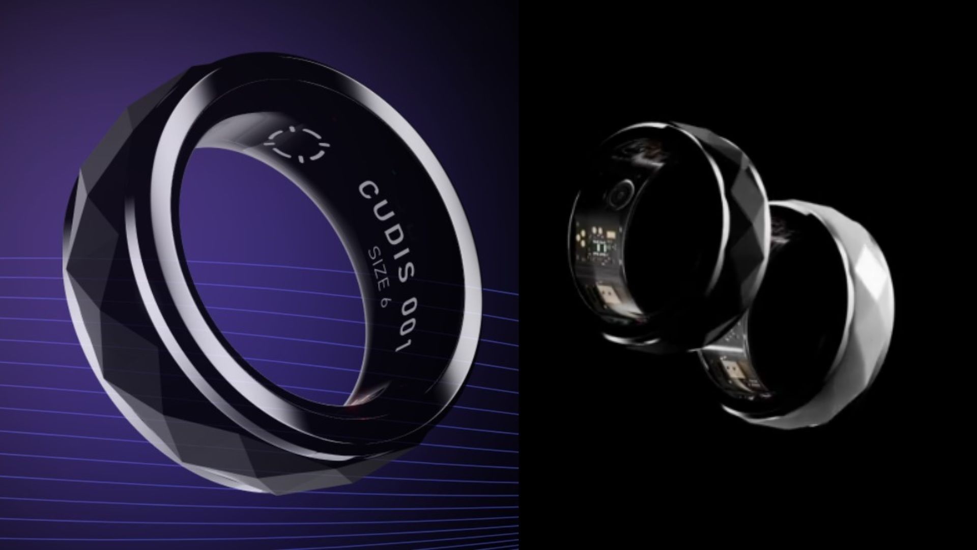 CUDIS 002 ブラックリング 新品 CUDIS 002 solana AIスマートリング DePin