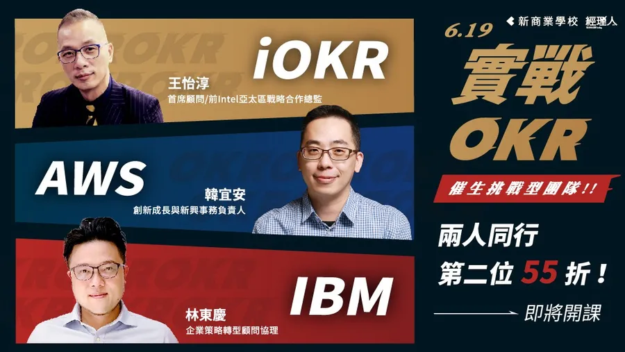 6/19 實戰OKR！催生挑戰型團隊