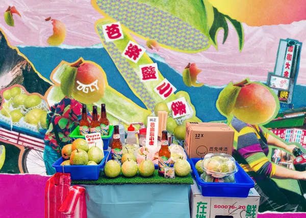 酉鬼啤酒 芭樂鹽小麥 瓶標設計