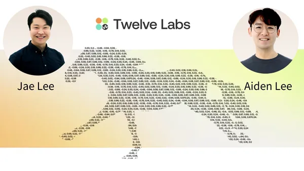 Twelve Labs執行長兼共同創辦人Jae Lee和技術長Aiden Lee 