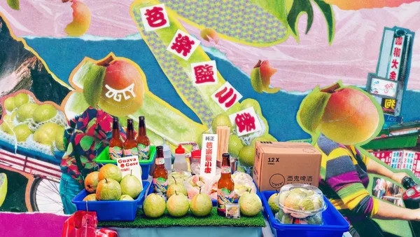酉鬼啤酒全新瓶標設計！與新生代藝術家陳楷恩合作，以拼貼手法致敬台灣夜市文化