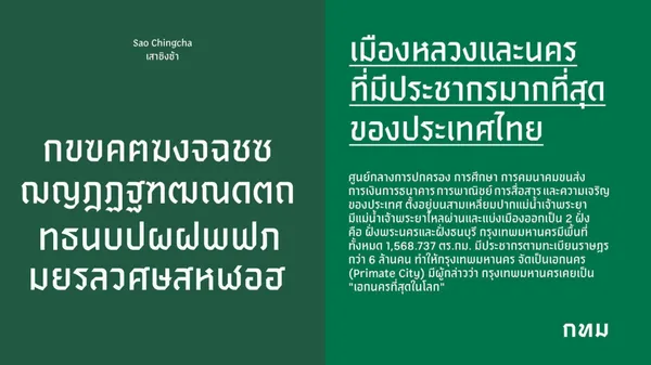 曼谷城市識別設計
