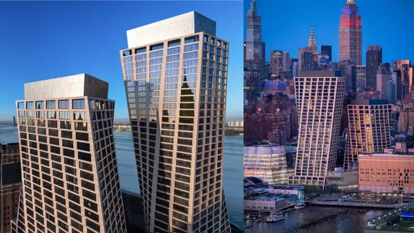 高架公園旁的摩天地標！BIG 設計「One High Line」雙塔住宅，融合城市脈絡打造紐約新風貌