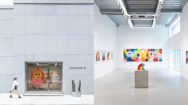 台北清水模藝廊「DOPENESS ART LAB」新展！探索英國藝術家 Jon Burgerman 的幽默創作