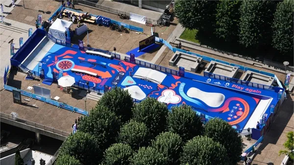 巴黎奧運首座 3D 列印滑板公園「聖戈班滑板公園」！400 平米無障礙設計奧運新地標