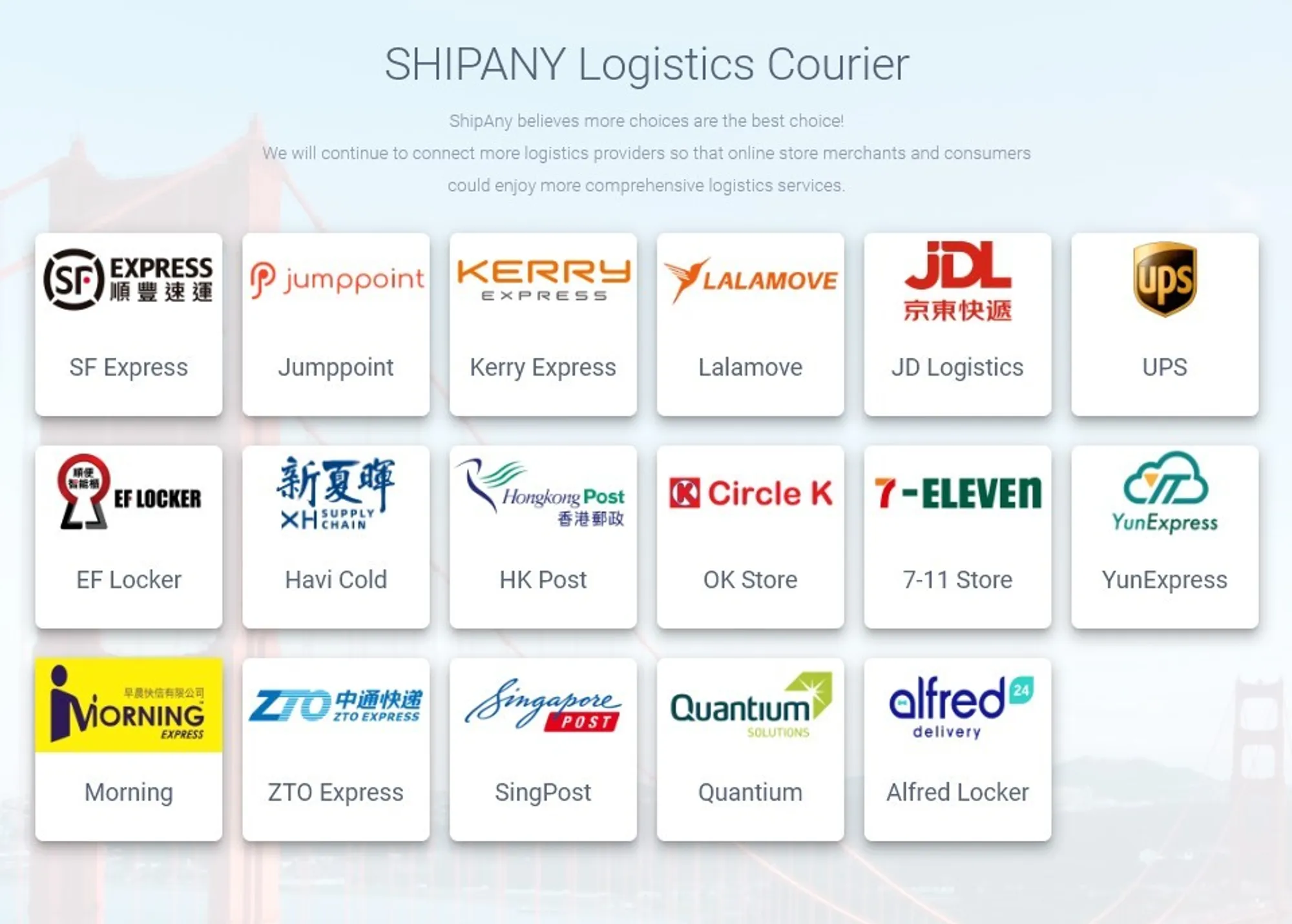 ShipAny Logistics Courier