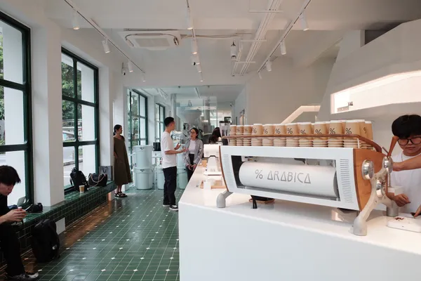 搶先開箱 % Arabica 台灣二店